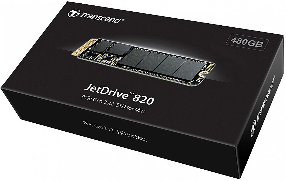 Твердотельный накопитель SSD Transcend JetDrive 820 480Gb для MacBook Pro/Air, Mac mini/Pro (TS480GJDM820) купить в интернет-магазине icover