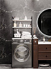 Стеллаж лофт над стиральной машинкой RIDBERG ATLANTA (White/Black) купить в интернет-магазине icover