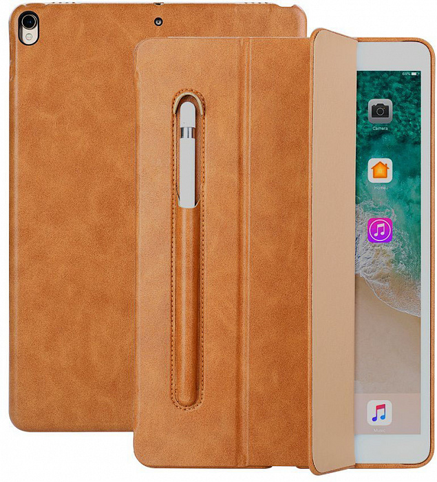 Чехол Jisoncase PU Leather (JS-PRO-31M20) для iPad Pro 10.5 (Brown) купить в интернет-магазине icover