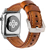 Ремешок Nomad Traditional Strap (NM1A4RST00) для Apple Watch Series SE/6/2/3/4 42/44 mm (Brown/Silver) купить в интернет-магазине icover