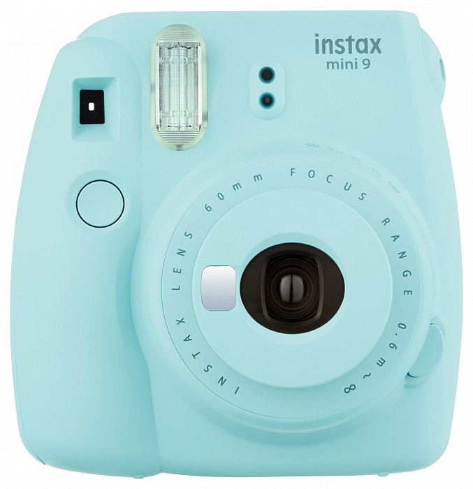Фотокамера моментальной печати Fujifilm Instax MINI 9 + 10 листов/альбом (Ice Blue) купить в интернет-магазине icover