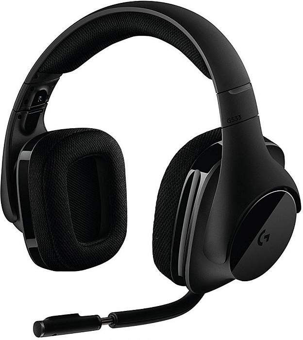 Игровая гарнитура Logitech G533 Wireless 981-000634 (Black) купить в интернет-магазине icover