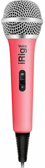 Вокальный микрофон IK Multimedia iRig Voice (Pink) купить в интернет-магазине icover