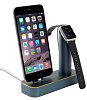 Док-станция COTEetCI Charging Cradle для Apple iPhone и Apple Watch (Blue) купить в интернет-магазине icover