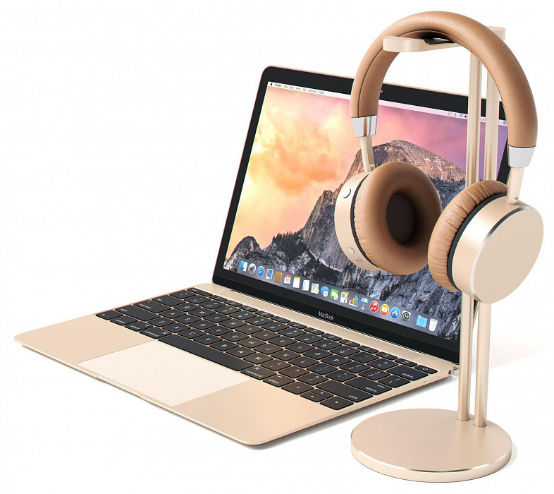 Подставка Satechi Slim Aluminum (ST-ALSHSG) для наушников (Gold) купить в интернет-магазине icover