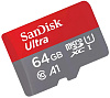 Карта памяти SanDisk Ultra microSDXC 64GB SDSQUA4-064G-GN6MA (Red/Grey) купить в интернет-магазине icover