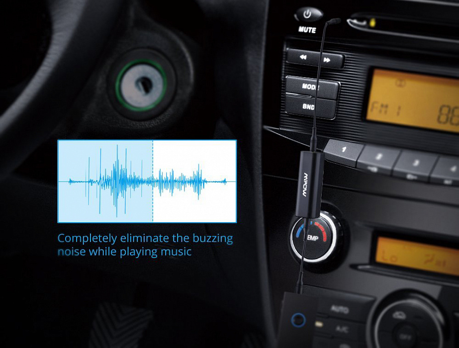 Шумоизолятор Mpow Ground Loop Noise Isolator (Black) купить в интернет-магазине icover
