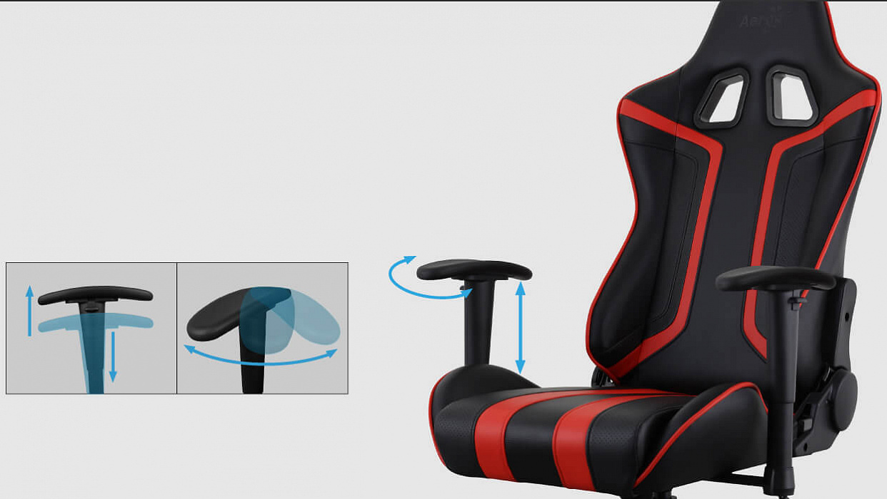 Игровое кресло Aerocool AC120 AIR (Black) купить в интернет-магазине icover