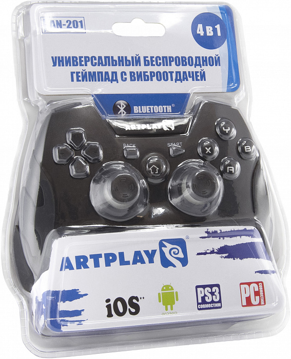 Artplays AN-201 - беспроводной геймпад (Black) купить в интернет-магазине icover