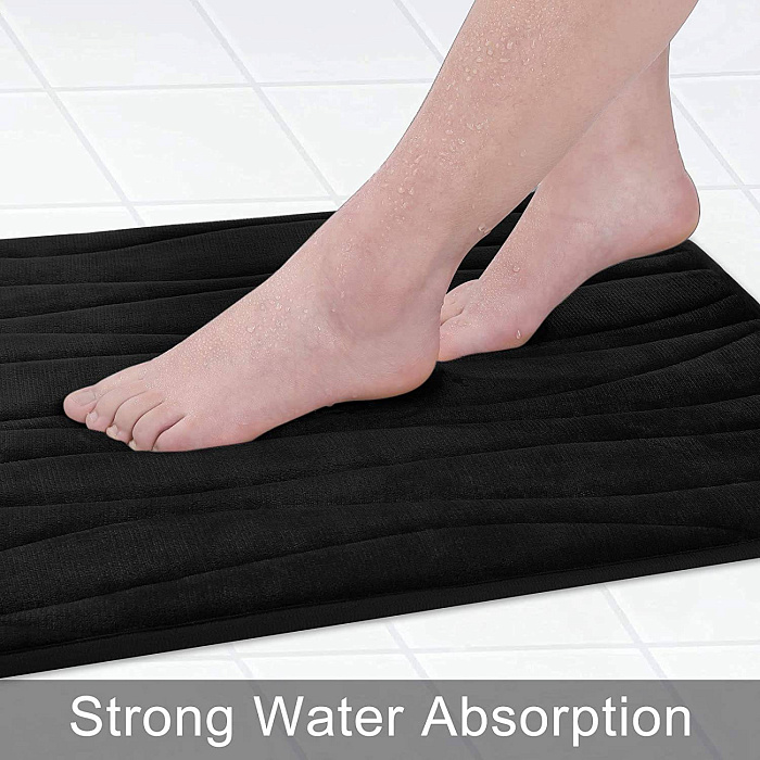 Набор ковриков для ванной Ridberg Bолна 40x60, 50x80 (Black) купить в интернет-магазине icover