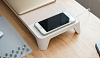 Подставка для монитора Pallo Woody Wireless Charger (White) купить в интернет-магазине icover