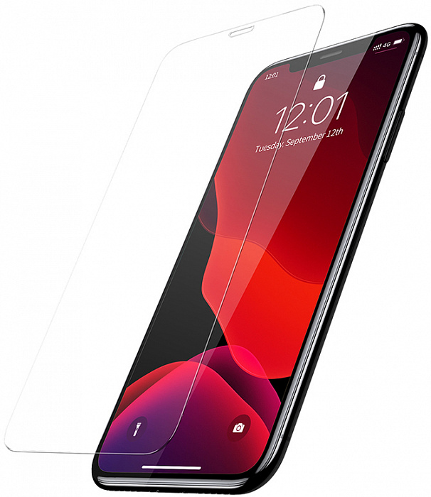 Защитное стекло Baseus Full-glass Tempered 0.3mm (SGAPIPH61-LS02) для iPhone XR/11 (2 шт.)(Transparent) купить в интернет-магазине icover