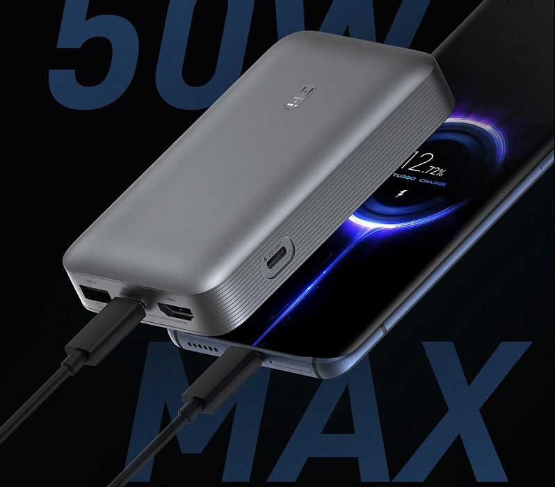 Внешний аккумулятор ZMI QB816 10000 mAh (Grey) купить в интернет-магазине icover