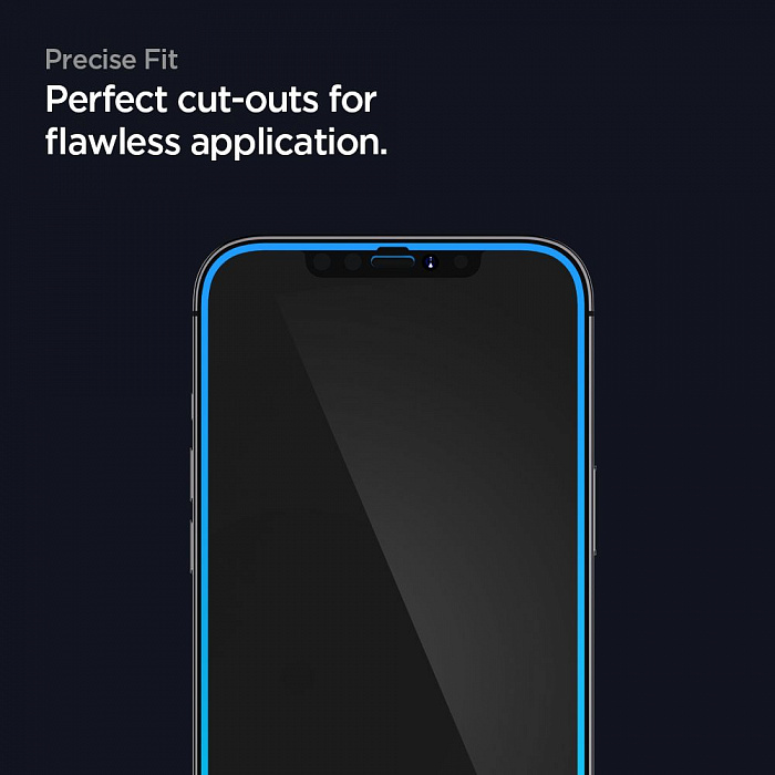 Защитное стекло Spigen Glas.tR Slim Full Cover (AGL01512) для iPhone 12/iPhone 12 Pro (Black) купить в интернет-магазине icover