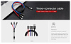 Кабель для iPhone, iPad Baseus Three Colors Series 3 in1 Cable Lightning/Micro/Type-C 1.2M CAMLT-BSY01 (Black)  купить в интернет-магазине icover
