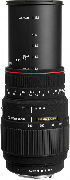 Sigma AF 70-300mm F4-5.6 APO DG Macro (508945) - объектив для фотокамеры Pentax (Black) купить в интернет-магазине icover