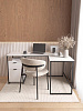 Стол письменный лофт RIDBERG NEVADA  (White/Black) купить в интернет-магазине icover