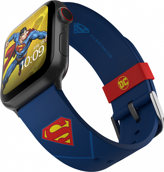 Ремешок MobyFox DC Superman Tactical (ST-WNR22DCC2004) для Apple Watch (Blue) купить в интернет-магазине icover