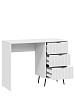 Стол письменный RIDBERG LUGANO 3Я (White/Black) купить в интернет-магазине icover