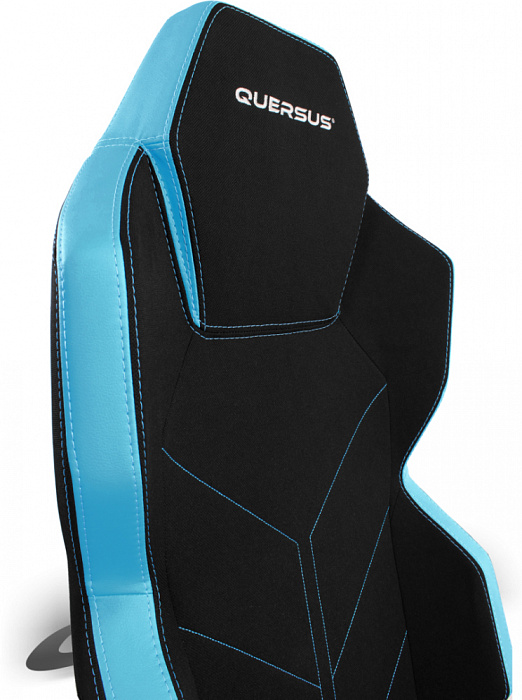 Игровое кресло Quersus Geos G701/XB (Black/Blue) купить в интернет-магазине icover