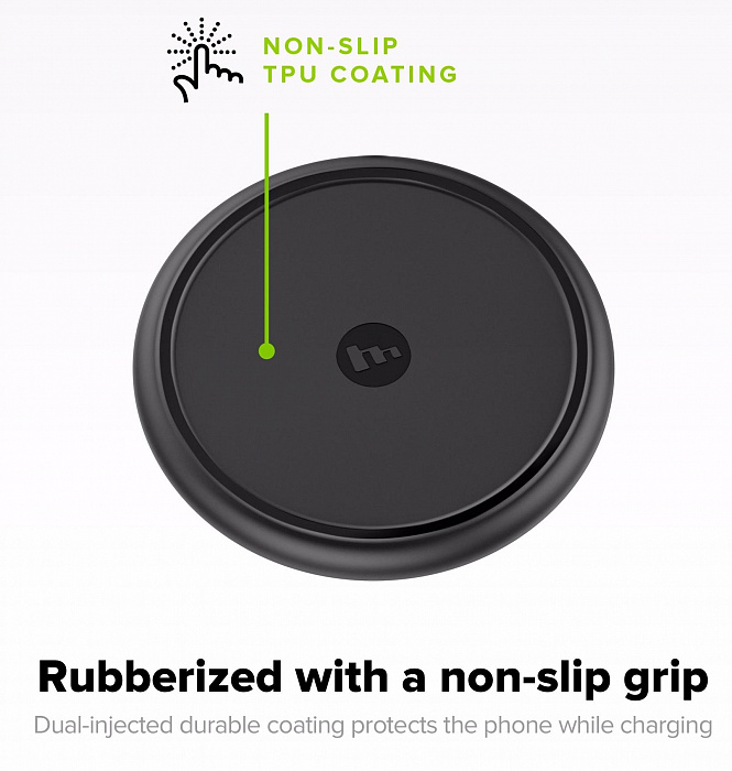 Беспроводное зарядное устройство Mophie Wireless Charging Base для iPhone 8/8 Plus/X (Black) купить в интернет-магазине icover