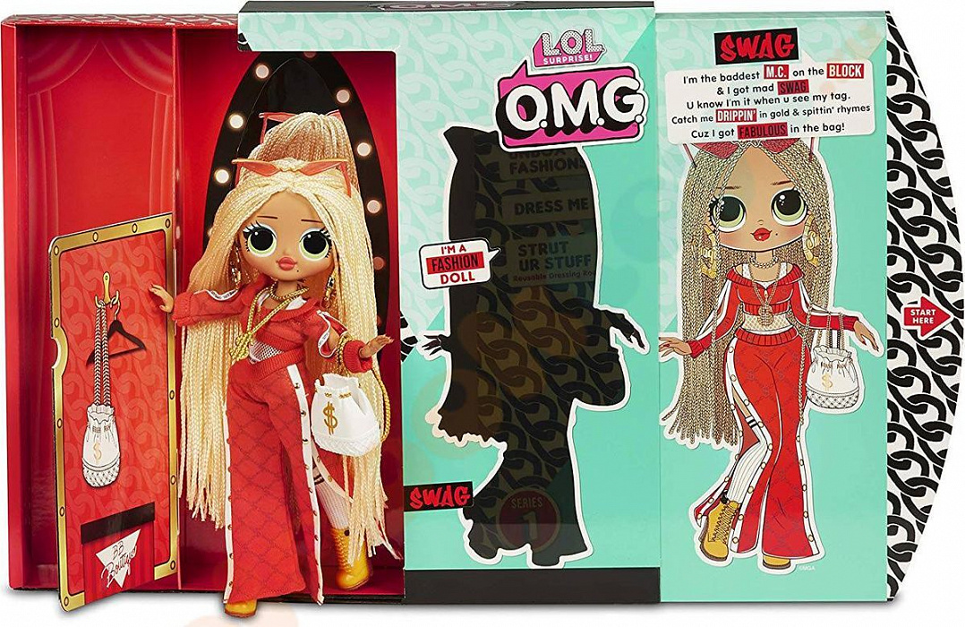 Кукла-сюрприз L.O.L. Surprise MGA Original O.M.G Lady Diva 20 см (559788) купить в интернет-магазине icover
