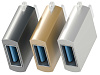 Satechi USB 3.0 Type-C to USB 3.0 Type-A - USB-хаб (Gold) купить в интернет-магазине icover