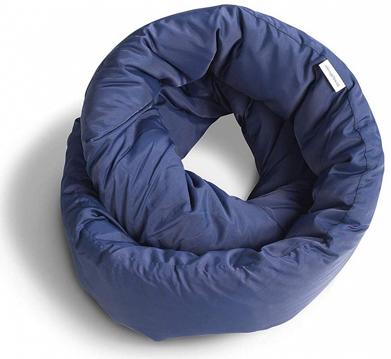 Подушка Huzi Infinity Pillow (Navy) купить в интернет-магазине icover