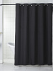 Штора для ванной комнаты Ridberg льняная 180x200 см (Black) купить в интернет-магазине icover