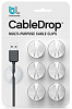 Держатель для проводов Bluelounge CableDrop (White) купить в интернет-магазине icover