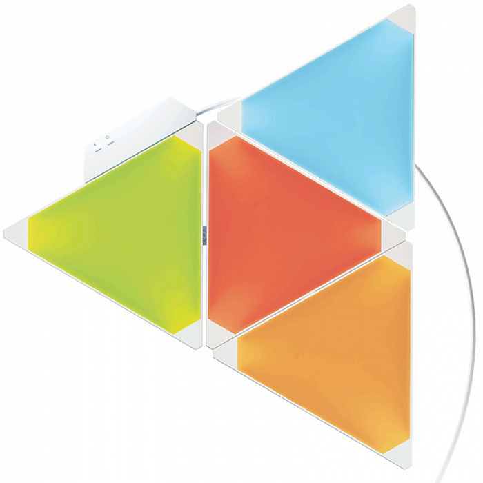 Комплект умных ламп Xiaomi Nanoleaf с модулем Rhytm (4 панели) купить в интернет-магазине icover
