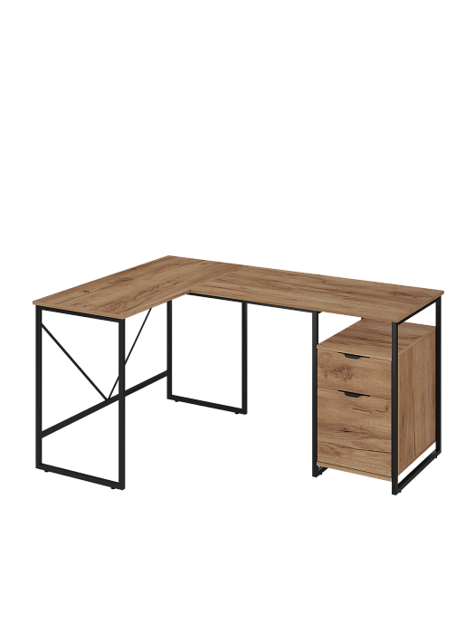 Стол письменный лофт RIDBERG NEVADA (Oak/Black) купить в интернет-магазине icover