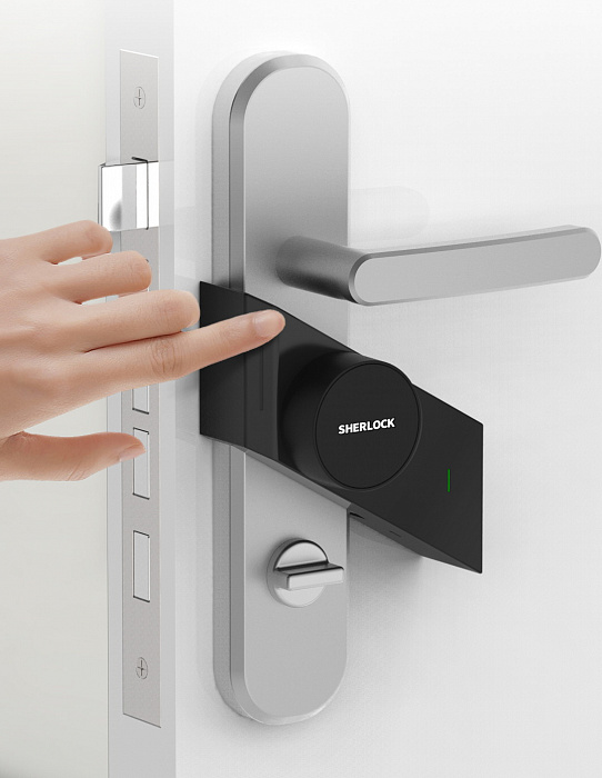 Умный дверной замок Xiaomi Sherlock Smart Lock M1 (Левый) Black купить в интернет-магазине icover