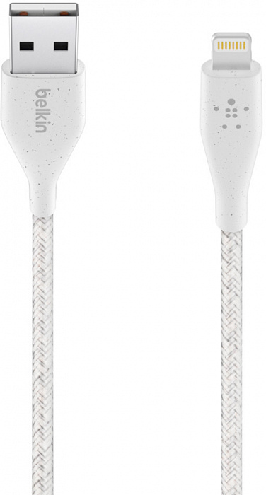Кабель для iPod, iPhone, iPad Belkin Mixit DuraTek Plus USB-Lightning 1.2 m F8J236bt04-WHT (White) купить в интернет-магазине icover