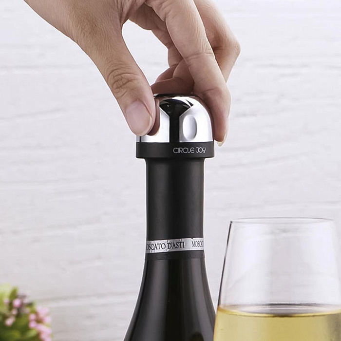 Вакуумная пробка для шампанского Circle Joy Champagne Sealer (CJ-JS02) купить в интернет-магазине icover
