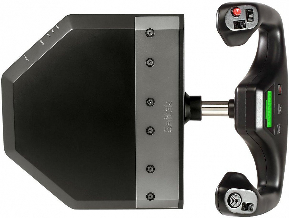 Saitek Pro Flight Yoke System (PZ44) - самолетный штурвал (Black) купить в интернет-магазине icover