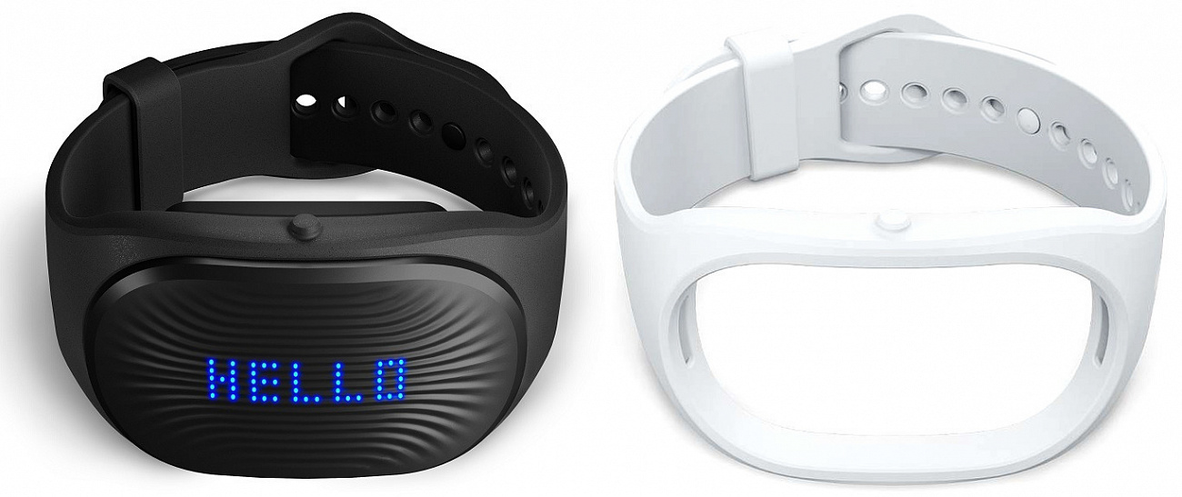 Фитнес-браслет Healbe GoBe 2 + ремешок (Black/White) купить в интернет-магазине icover