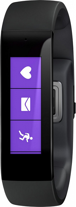 Microsoft Band (Size M) - фитнес-браслет для Windows Phone/iOS/Android (Black) купить в интернет-магазине icover