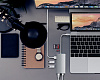 Хаб Satechi Multi-Port V2 Type-C 4K with Ethernet (Space Gray) купить в интернет-магазине icover
