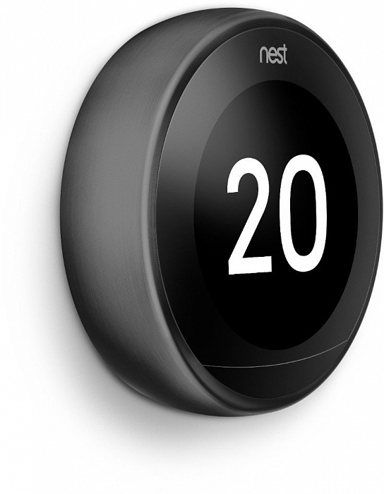 Термостат Nest Learning Thermostat 3.0 (Black) купить в интернет-магазине icover