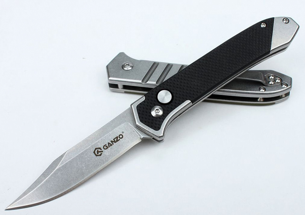 Ganzo G719 (G719B) - выкидной нож (Black) купить в интернет-магазине icover