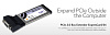Sonnet PCIe 2.0 Bus Extender ExpressCard/34 (PCIE2-E34) - адаптер для ноутбука и ПК (Black) купить в интернет-магазине icover