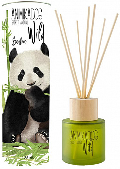 Диффузор ароматический Ambientair Wild Panda Бамбуковый 100 мл