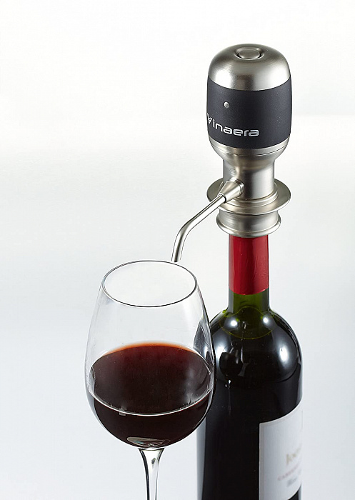 Аэратор для вина Vinaera Classic Electric Wine Aerator MV62 (Silver) купить в интернет-магазине icover