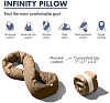 Подушка Huzi Infinity Pillow (Tan) купить в интернет-магазине icover