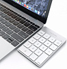 Беспроводная цифровая клавиатура Satechi Slim Rechargeable Bluetooth Keypad ST-SALKPS (Silver) купить в интернет-магазине icover