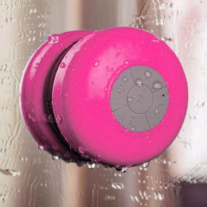 Waterproof Bluetooth Shower Speaker - водонепроницаемая акустика (Pink) купить в интернет-магазине icover