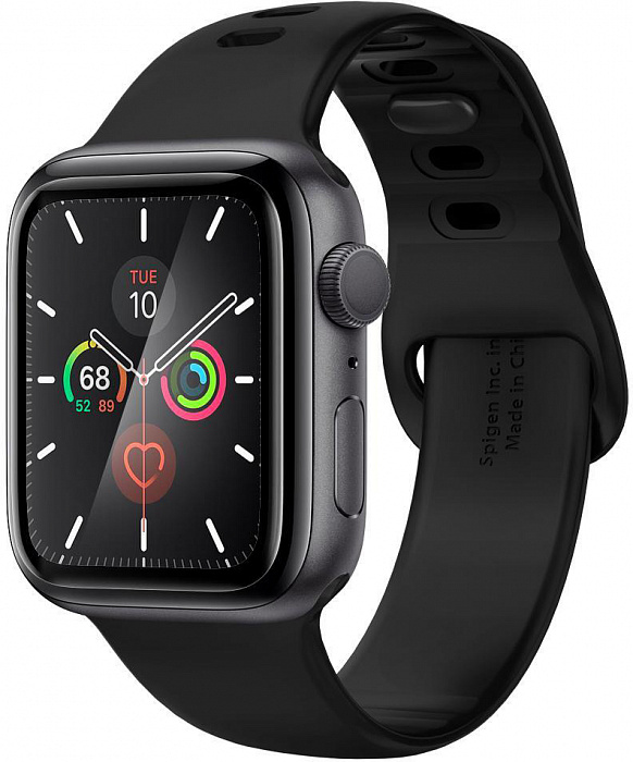 Защитное стекло Spigen ProFlex EZ Fit (AFL01220) для Apple Watch series SE/6/4/5 44mm (Black) купить в интернет-магазине icover