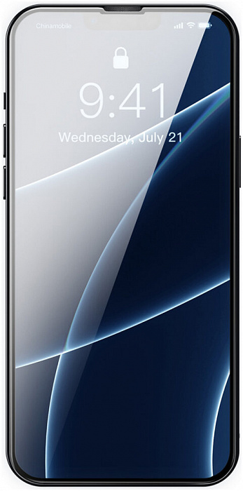 Защитное стекло Baseus Curved Crack-resistant edges 0.23 (SGQP020001) для iPhone 13 mini (Black) купить в интернет-магазине icover