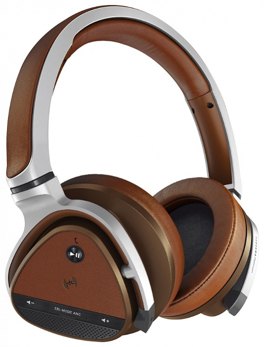 Creative Aurvana Platinum - беспроводные наушники с микрофоном (Silver/Brown) купить в интернет-магазине icover